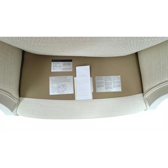 Ethan Allen Grayson Lounge Chair & Ottoman - 2 Piece Set For Sale - Image 17 of 18