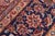 Red Shabby Chic Persian Kashan Red/Blue Wool Rug - 9'8'' X 13'2'' For Sale - Image 8 of 10