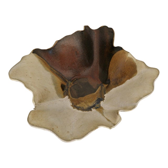 Large Mid 20th Century Studio Pottery Centerpiece Bowl For Sale