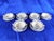 Traditional Set of Six Ridgway Windsor Blue Flat Cream Soup Bowls With Underplates For Sale - Image 3 of 6