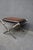 Late 20th Century Maitland-Smith Leather X-Base Stool With Cast Eagle Heads For Sale - Image 5 of 14