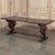 Rustic European Antique Rustic Italian Style Trestle Farm Table For Sale - Image 3 of 17