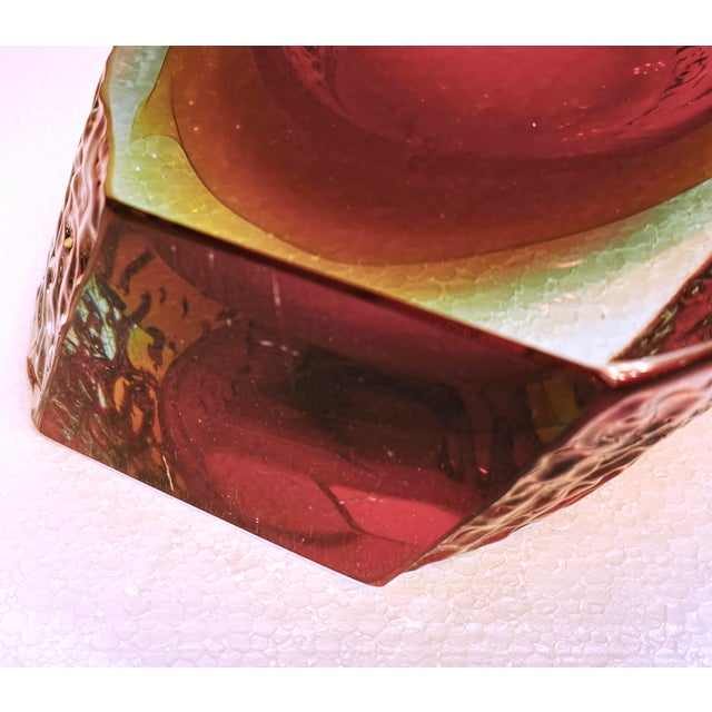 Large Murano Sommerso Glass Oliva Vase from Alessandro Mandruzzato, Italy, 1960s For Sale - Image 14 of 17