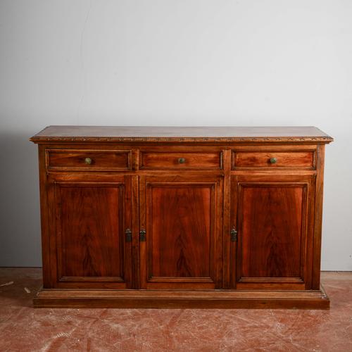 Vintage Low-Framed Wooden Sideboard For Sale - Image 9 of 9