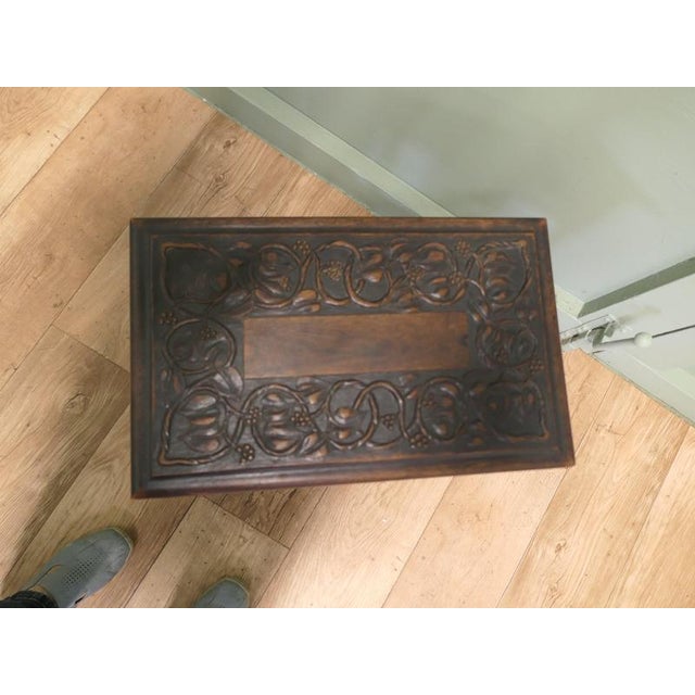Wood 19th Oak Joint Coffin Table For Sale - Image 7 of 8
