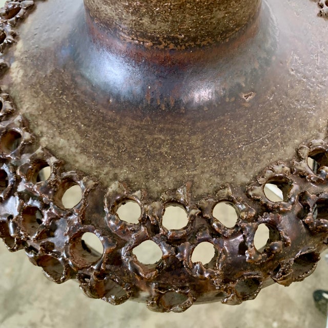 1970s Stoneware Light Fixture by Aksel Larsen for Axella (Denmark) For Sale - Image 9 of 11