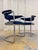 Cantilever Chair in Blue Chrome For Sale - Image 11 of 11