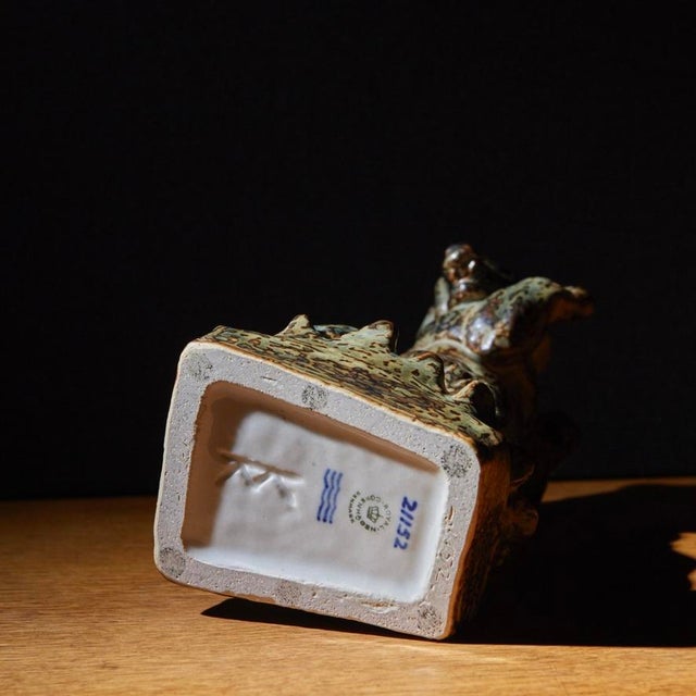 Ceramic Bear Sculpture by Knud Kyhn for Royal Copenhagen, 1952 For Sale - Image 9 of 13