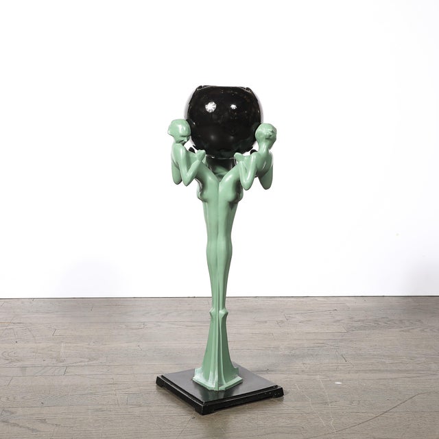 Art Deco Three Graces Smoker's Stand by Frankart For Sale In New York - Image 6 of 18