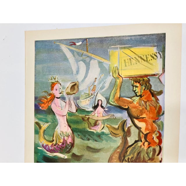 French 1940’s French Advertisement for Hennessy Cognac For Sale - Image 3 of 3