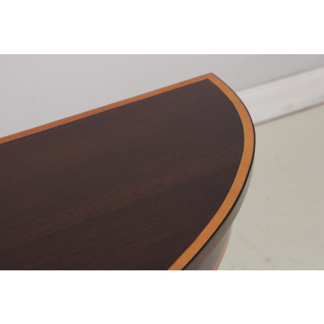 Stickley Inlaid Mahogany Federal Console Hall Table For Sale In Philadelphia - Image 6 of 15