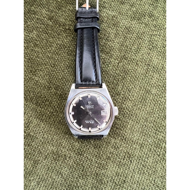 Silver Vintage automatic swiss watch, Tissot VisoDate SeaStar PR 516, ca. 1965. For Sale - Image 8 of 18