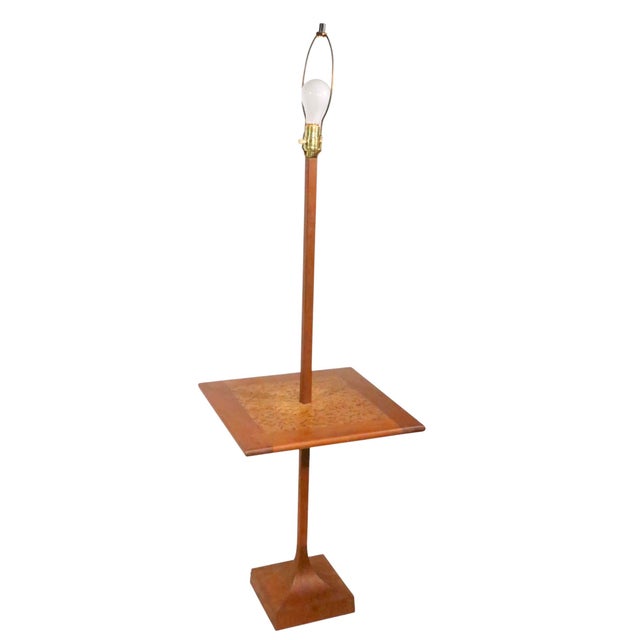 Mid-Century Modern Mid Century Floor Lamp Table by the Laurel Lamp Manufacturing Company C. 1950o/60's For Sale - Image 3 of 9