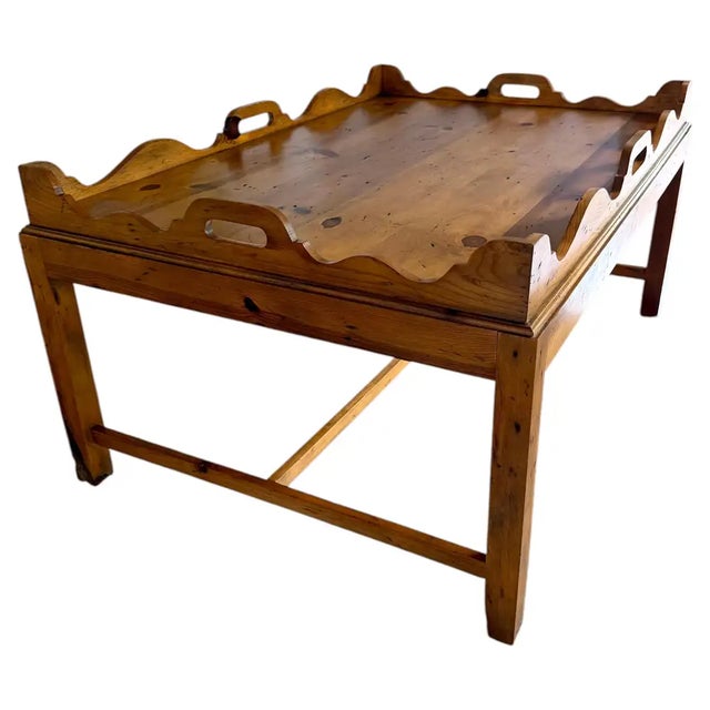 Ralph Lauren Ralph Lauren Home Tray Top Coffee Table Western Santa Fe Ranch Rustic Wood Large For Sale - Image 4 of 18