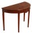 Custom Mahogany Inlaid Demilune Console Table For Sale
