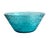 Mid-Century Modern Vintage 1960s Anchor Hocking Aquamarine Lido Soreno Glass Serving Bowl For Sale - Image 3 of 11
