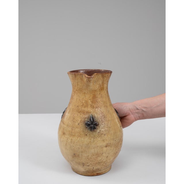Traditional 20th Century Belgian Ceramic Jug For Sale - Image 3 of 18