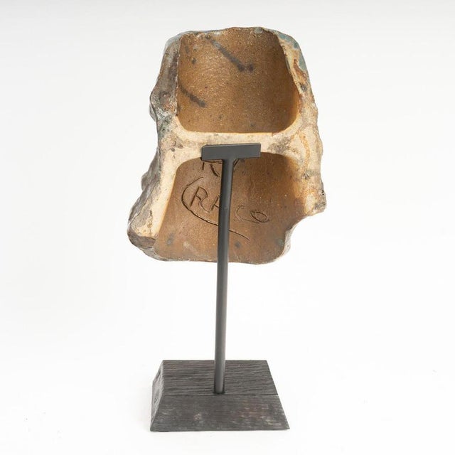 Ceramic Mask by Arthur Craco, 1900s For Sale - Image 5 of 7
