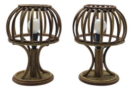 Example of Louis Sognot Table Lamps