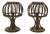 Bamboo and Rattan Table Lamps in the style of Louis Sognot, Italy, 1960s, Set of 2 For Sale