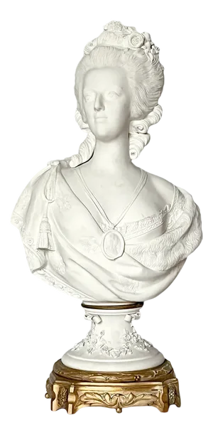 Marie Antoinette Bust, 1800s, Porcelain