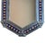 Mexican Punched Tin Talavera Tile Mirror 19x28” For Sale - Image 4 of 6