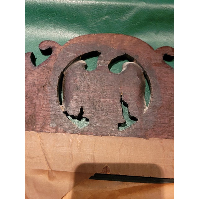 Wood Early 20th Century American Mahogany Mirror For Sale - Image 7 of 12