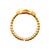 Bvlgari 18k Yellow Gold Black Onyx Tubogas Ring For Sale - Image 9 of 10