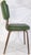 Restored Vintage Cosco Metal Chairs With Dark Sage Green Vinyl Upholstery For Sale In Portland, ME - Image 6 of 15