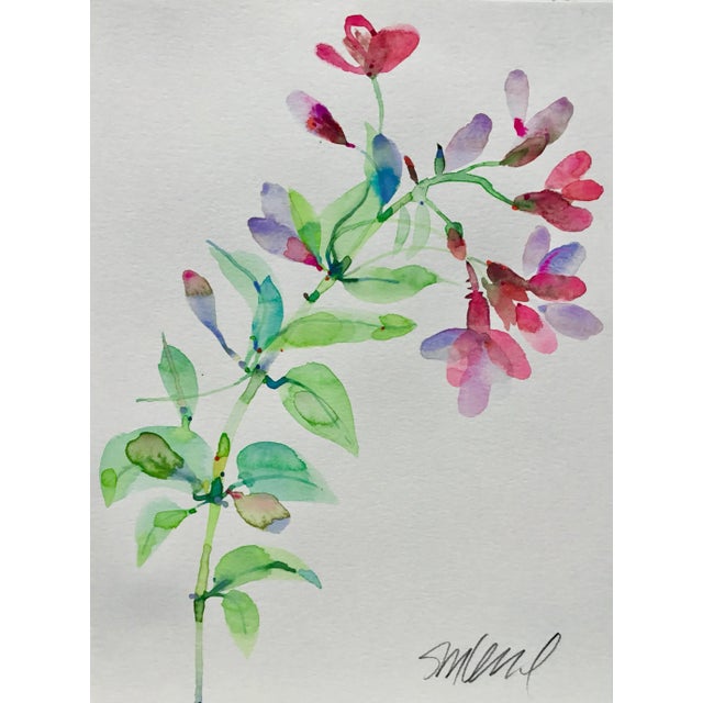 Realism Botanical 41, Original Watercolor, 9x12” For Sale - Image 3 of 3