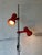 Red Metal Dual Shade Floor Lamp Mid-Century Modern 1970s For Sale - Image 4 of 11