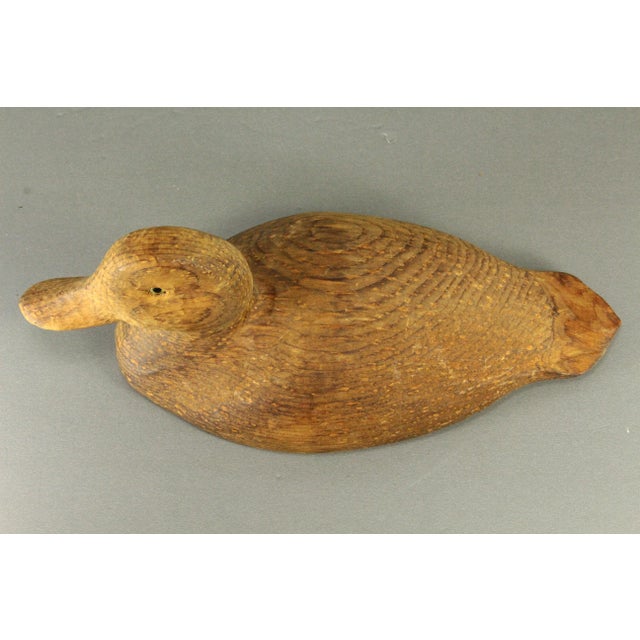 Early 20th Century Carved Wood Duck Decoy, S. Laity Woodcarvers Lancaster, Pennsylvania For Sale - Image 11 of 17