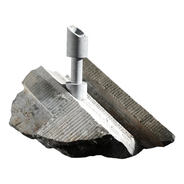 Architectural Remnant Bluestone Abra Candleholder by Studio Do For Sale