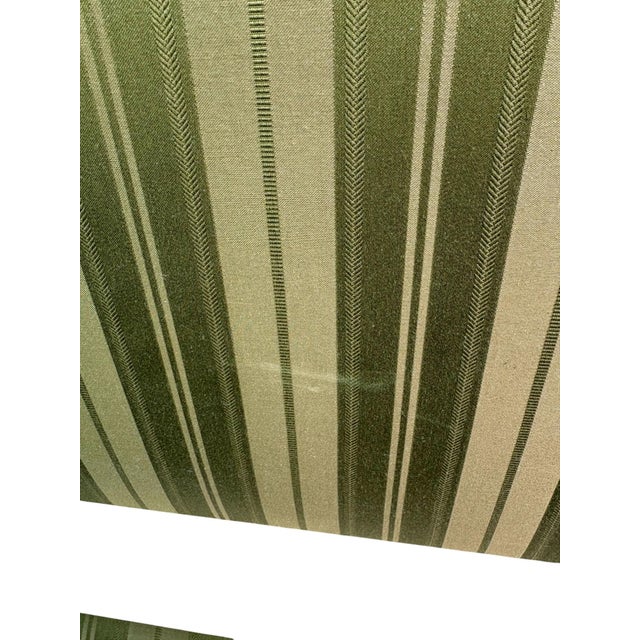 Late 20th Century Louis XVI Style Carved Wood Bergère Chair For Sale - Image 10 of 11