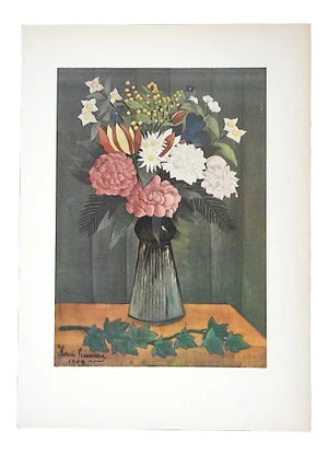Vintage Ltd. Ed. Post-Impressionist/Surrealist Lithograph-Henri Rousseau (Fr. 1844-1910)