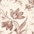 Contemporary Schumacher Toile De Fleurs Wallpaper In Fawn For Sale - Image 3 of 4