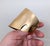 Metal Vintage 1977 Signed Napier Book Piece Goldtone Wavy Cuff Bracelet For Sale - Image 7 of 12