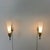 Wall Lamps in Brass and Glass, 1950s, Set of 3 For Sale - Image 6 of 14