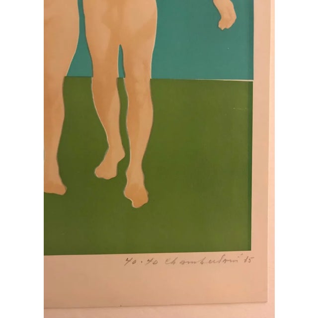 Figurative 1965 Nudes Serigraph by Wynn Chamberlain For Sale - Image 3 of 4