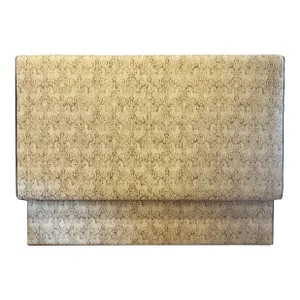 Queen Headboard With Rose Tarlow Patterned Linen Fabric