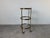 Metal 1970’s Maison Jansen Style Italian Hollywood Regency Brass & Glass Three-Tier Rolling Bar Cart With Removable Trays For Sale - Image 7 of 12