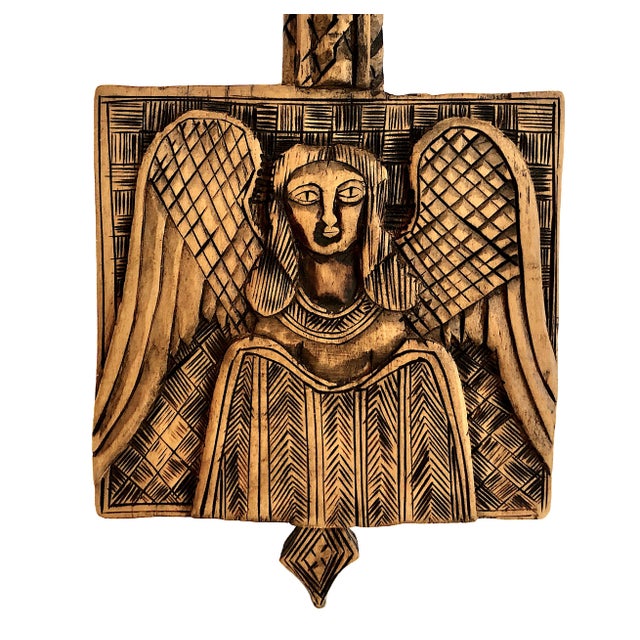 Ethiopian Coptic Processional Blessing Cross For Sale - Image 4 of 10