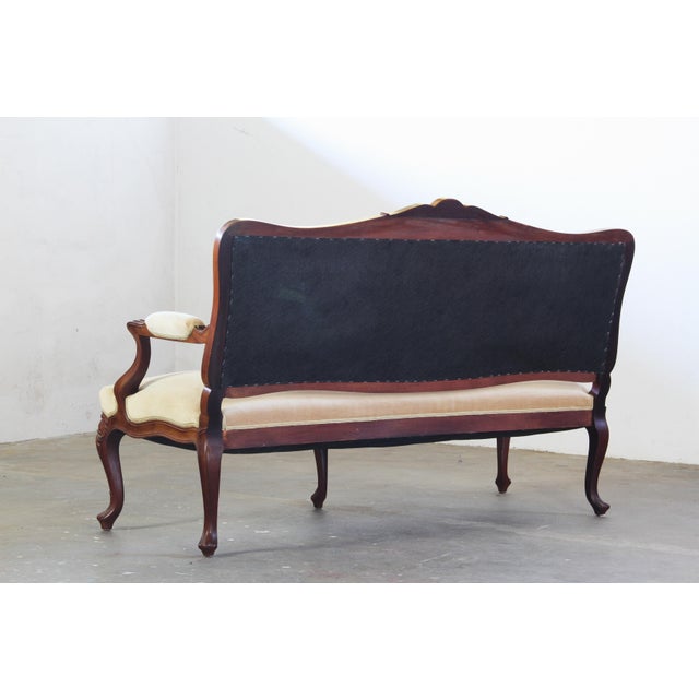 Antique Louis XV Style Sofa, France, 19th Century For Sale - Image 4 of 18