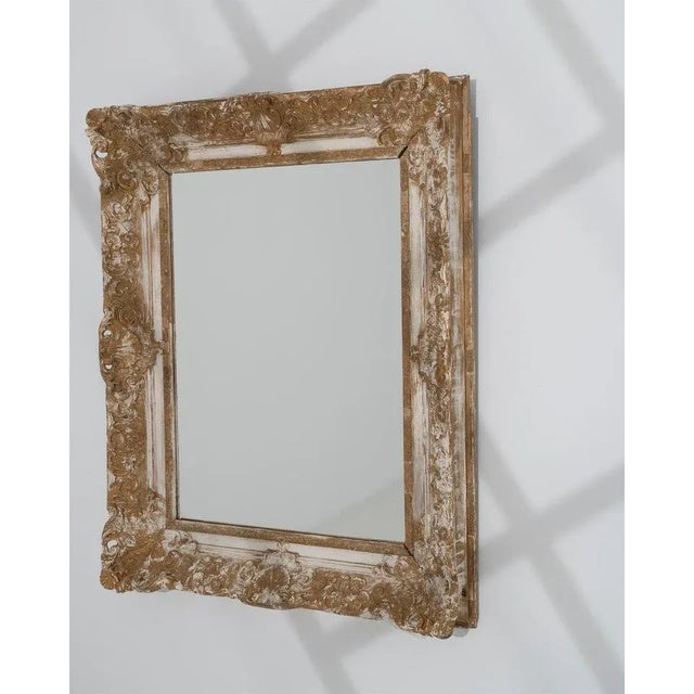 Beige 19th Century French Giltwood Mirror For Sale - Image 8 of 12
