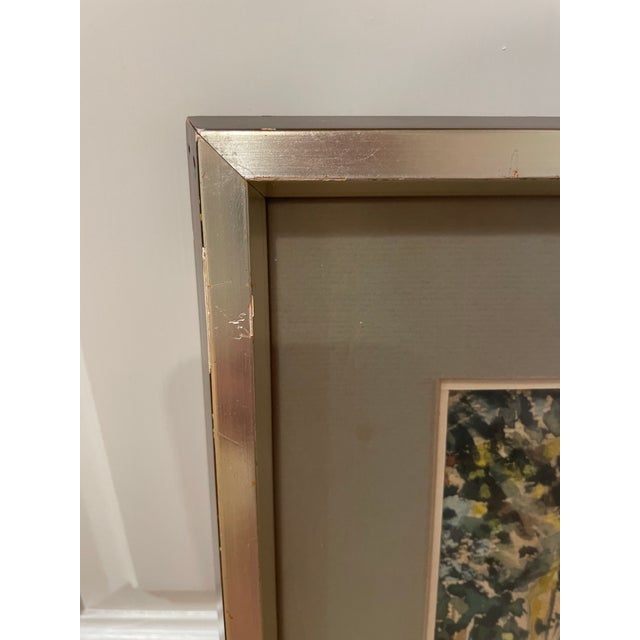 1940s Rockwell B. Schaefer Framed Watercolor For Sale - Image 5 of 7