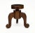 French French Walnut Stool For Sale - Image 3 of 10