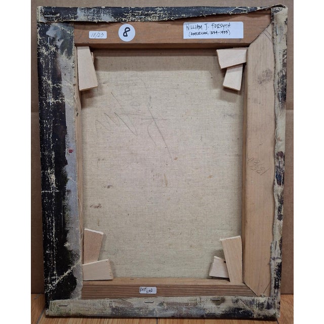 Textile Portrait of a Young Woman, by William J. Forsyth (1854-1935) For Sale - Image 7 of 8