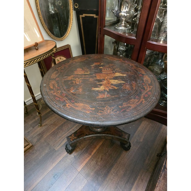 Chinoiserie End Table For Sale - Image 10 of 10