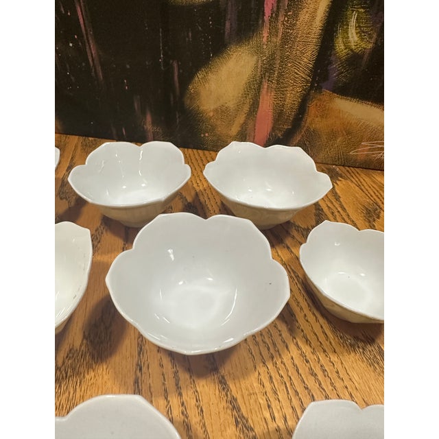 1970s Collection of Nesting Lotus Bowls- Set of 11 For Sale - Image 4 of 9