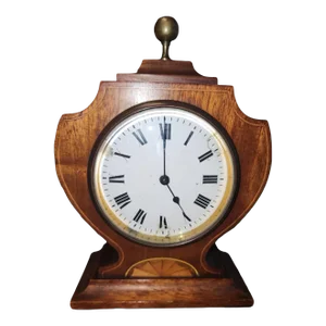 1912 French Duverdrey & Bloquel Mahogany Clock With Sandoz Freres Movement